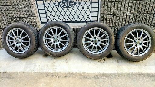 15X5 1/2J、PCD100、OFF+45、4穴、アルミホイール4本セット  