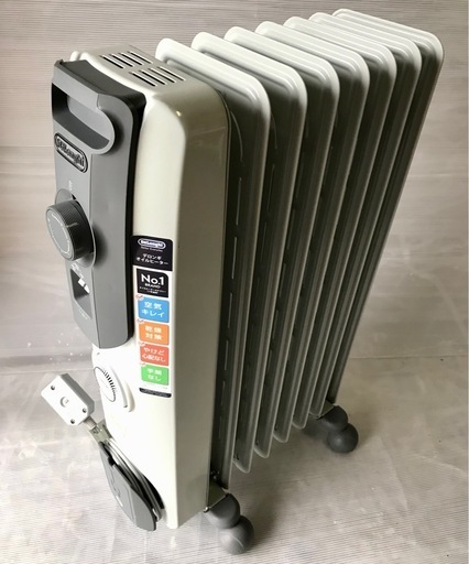 Tc995○札幌市内 配達無料○デロンギ RHJ10F0812SG オイルヒーター 8枚フィン 1200W