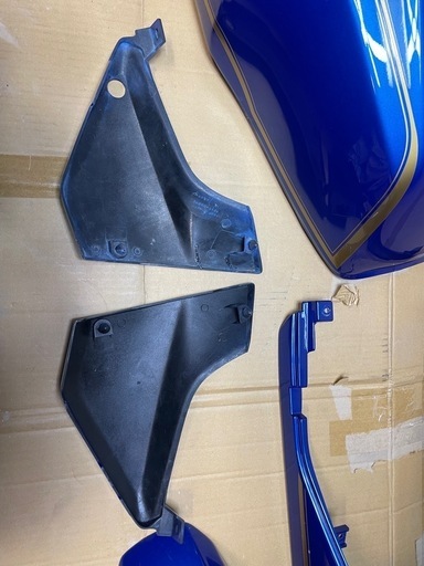 ZRX 400 青金ライン MkⅡカラー 外装セットタンク