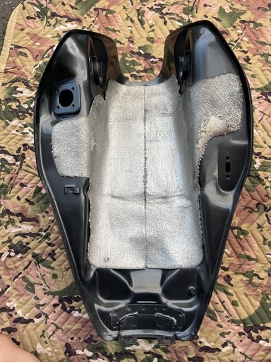 ZRX 400 ガンメタ銀ライン 外装セットタンク