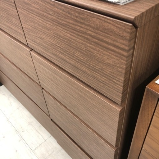 ニトリ4段チェストクローネ9080ブラウン【トレファク堺福田店】