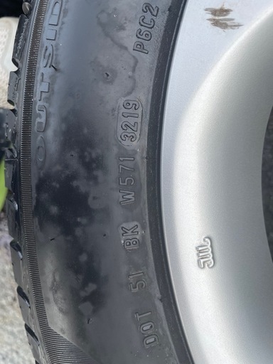 205/55R16 PRESSURE Cintusato P6 ノーマルタイヤ2019年製 リーフ純正 
