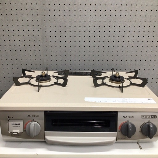 ガスコンロ リンナイ KG34NJH-R 都市ガス用