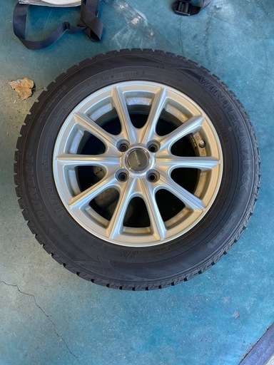 マーチ用ホイールとスタッドレスタイヤ 165/70R14 81Q