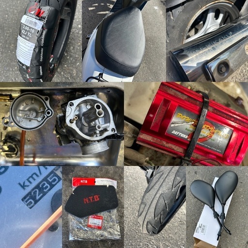 ⭐️AF34DioデイトナCDI❗️KNマフラー❗️⭐️バッテリー・タイヤ