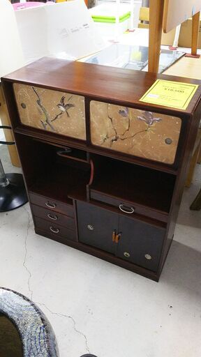 ★ジモティー割有★　茶箪笥　古家具　IKD-980
