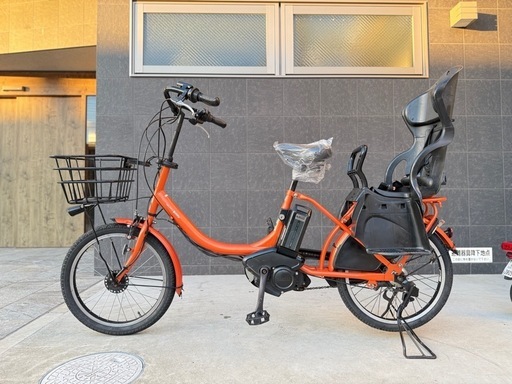 電動アシスト自転車 チャイルドシート付き 黒大阪