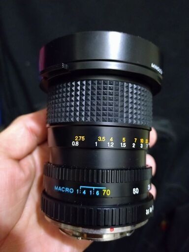 新しい希少 極上品 フード付き MINOLTA MD ZOOM 28ー70mm f3・5－4・8