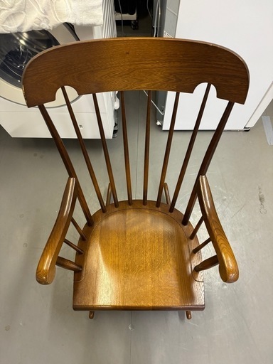 飛騨家具 ロッキングチェア キツツキ ウィンザーチェア 木製 揺り椅子