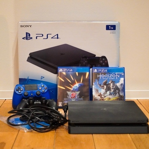 ps4 【動作確認済】 PlayStation4 1TB:ジェット・ブラック(CUH2000BB01