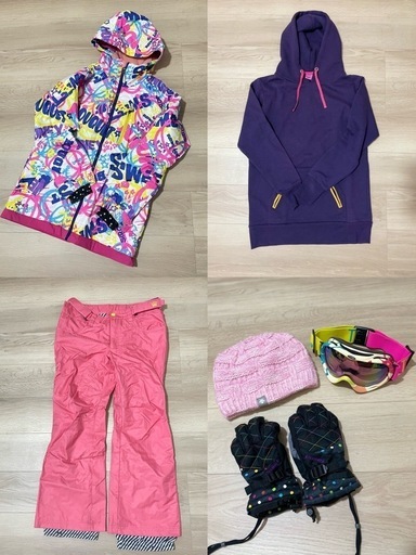 スノボーフルセット11点！レディース スキー場直行！レディース ウェア