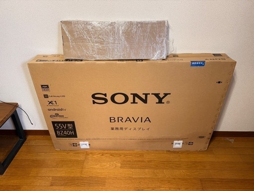 SONY 55V型 4Kチューナーレステレビ BRAVIA FW-55BZ40H FW-55BZ40H 55