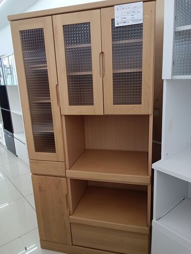 ☆ジモティ割あり☆ レンジボード ブラウン H190×D45×W119.5