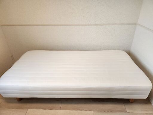 無印良品 脚付きマットレス 高密度ポケットコイル シングル 無印良品