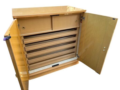 府中家具 松岡家具 IDC大塚家具 メープルシャンドール 和箪笥 和ダンス 美品 府中家具 松岡家具 IDC大塚家具 メープルシャンドール 和箪笥 和ダンス