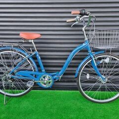 折りたたみ自転車 青 スチール製　中古品　
引取限定「大阪」 折りたたみ自転車 青 スチール製中古品 引取限定「大阪」