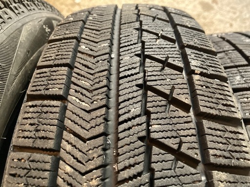 BS VRX 155/65R14 4本 8分山程度 軽自動車 冬タイヤ 格安冬タイヤ軽