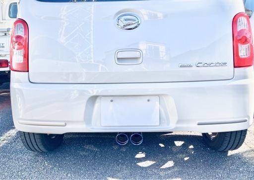 HKS マフラー ミラココア HKS CoolStyle センター2本出 マフラー交換