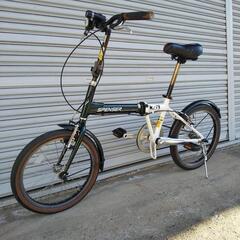 tern link C7 折りたたみ自転車 空気入れ チェーンロック付