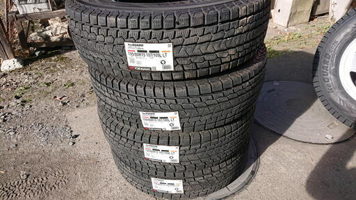 ２００系ハイエース スタッドレスタイヤ 195/80R15 107/105L 4本 ヨコハマ iceGUARD SUV G075中古タイヤ  (かっちゅ) 七井のタイヤ、ホイールの中古あげます・譲ります｜ジモティーで不用品の処分