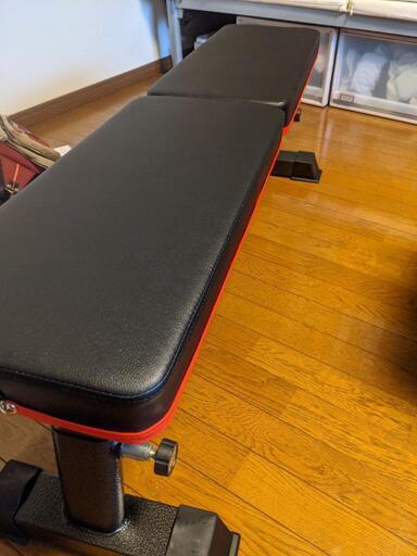 フラットベンチ&可変式ブロックダンベル26kg×2 旨かっ 