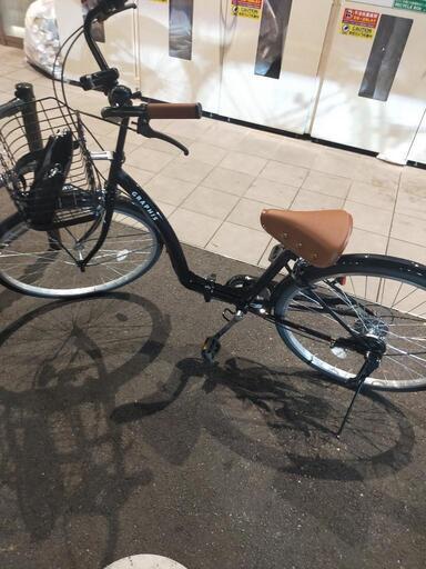 折り畳み自転車 16インチ THREE_STONE オレンジ 折り畳み 折りたたみ