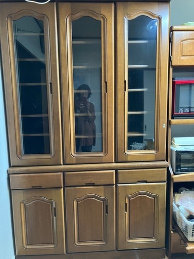 食器棚 (ゆりこさん) 上越の収納家具《食器棚、キッチン収納》の中古  