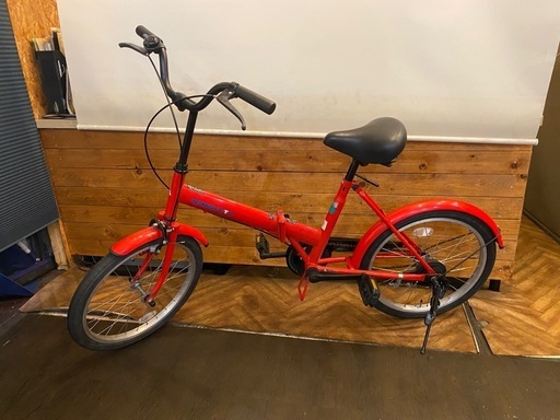 中古 折りたたみ自転車 FDB-206 20インチ 6段ギア マスタード カインズ