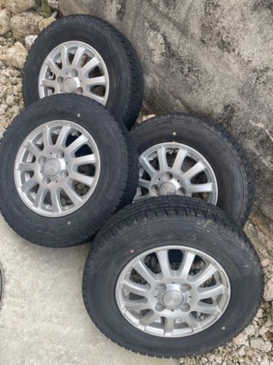阿部商会 ラ、ストラーダ 12インチ(145R12)スタットレスタイヤ付き 