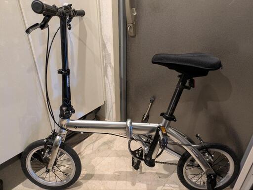 オオトモ 26インチ マウンテンバイク 折りたたみ 18段変速 ブラック