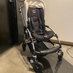 1240)bugaboo Bee5 バガブー ビー5 ベビーカー ブラックフレーム 簡単