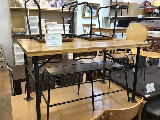 取りに来られる方限定】UNICOダイニング5点セット入荷しました！