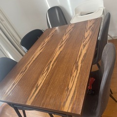 【直接引き取りに来てくれる方限定】　ダイニングセット 受け取り手確定【ほぼ新品】【10/7以降お引き取り】ダイニングセット4