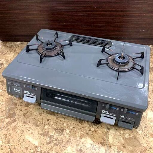 リンナイ  ガステーブル  RT64JH  LPガス用  2014年製 RT64JH-R プロパン コンロ 調理機器 グレー 札幌 東区 引き取り歓迎