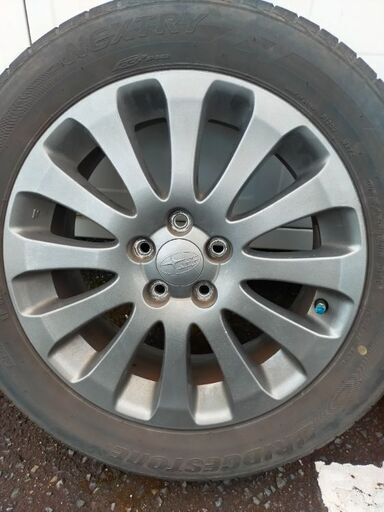 ブリヂストン 205/55R16 スバル純正　タイヤホイールセット　スタッドレス ブリザック REVO GZ スバル レガシィ 純正ホイール 16インチ