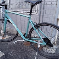 新春SALE！【アルミフレーム】クロスバイク3x8速マットブラック  