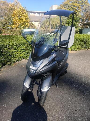 通勤通学に最適！トリシティ125　SEC1J　28168km 帝都ルーフ、ボックス付き。グリップヒーター、USB電源、バー 付けてます 通勤通学に最適！トリシティ125 SEC1J 28168km 帝都ルーフ、ボックス