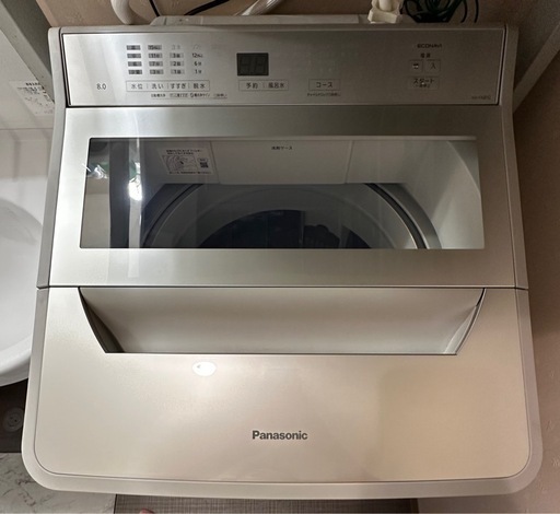 Panasonic 全自動電気洗濯機 8kg (イチコ) 宮古島の生活家電《洗濯機》の中古あげます・譲ります｜ジモティーで不用品の処分