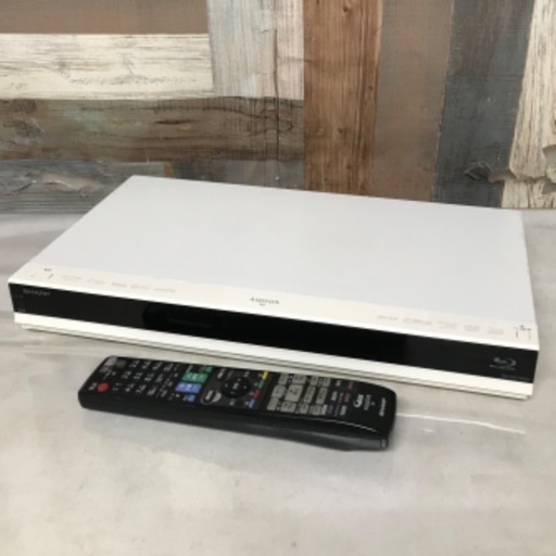 即日受渡❣️シャープHDDブルーレイレコーダー2番組同時録画、12倍録画