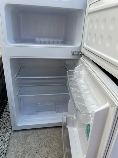 12002/2021年製ハイアール/BR-85A/85L冷蔵庫 冷蔵庫 ホワイト BR-85A-W