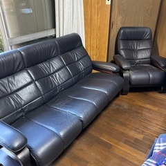本革ソファの中古が安い！激安で譲ります・無料であげます｜ジモティー 