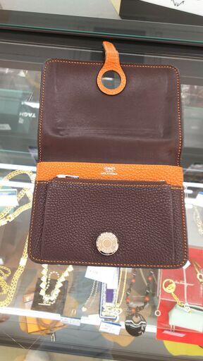 HERMES ドゴン カードケース バイカラー トゴ □I IKD-989 HERMES
