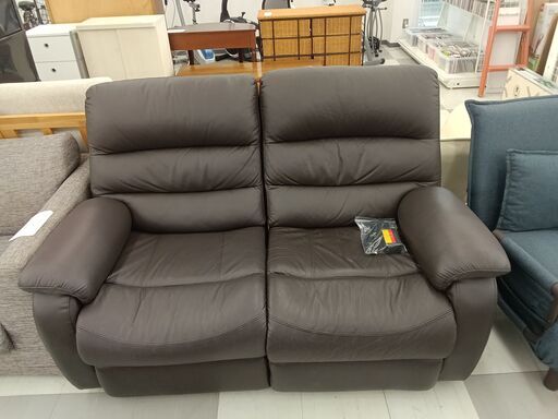 ★ジモティ割あり★  電動リクライニングソファー ブラウン H96×D85×W154 クリーニング済み TC2322