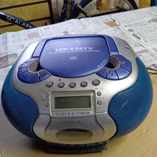 SONY CDラジカセ　CFD-E55T V