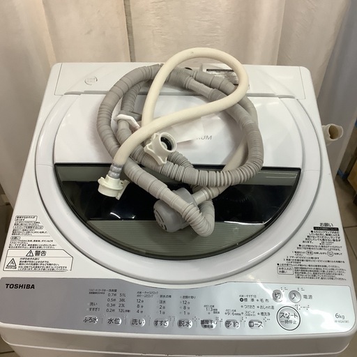 東芝洗濯機6 k 2018年製AW-6G6別館倉庫場所浦添市安波茶 東芝洗濯機6 k 2018年製AW-6G6別館倉庫場所浦添市安波茶