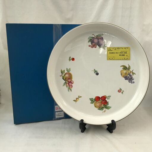 ウェッジウッド　FRUITSPRAYS　深皿　幅(W)386mm × 奥行(D)386mm × 高さ(H)51mm