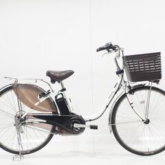 決まりました！札幌市内配達無料！中古パナソニック電動アシスト自転車26インチ。シルバー！ 決まりました！札幌市内配達無料！中古パナソニック電動アシスト自転車