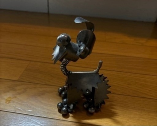 再出品•*¨*•.¸♬︎わんちゃんのオブジェ 銅製
