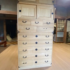 お取引完了】北海道民芸家具 サイドテーブル（花台 ・ナイトテーブル