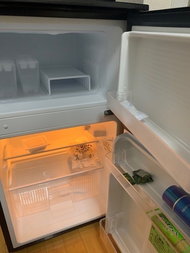 冷蔵庫 140L 霜取り不要 2ドア冷蔵庫 WH(NTR-140)(リサイクル回収なし